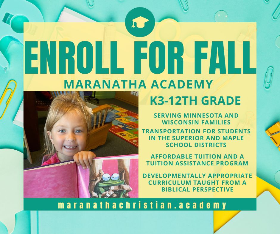 Enrollment information for Maranatha Academy.